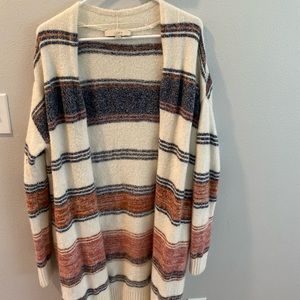Loft knee length open cardigan  sweater